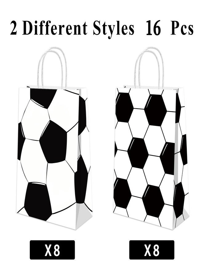 BQC 16 Pcs Soccer Gift Bags with Handles Soccer Party Decorations - Image 5